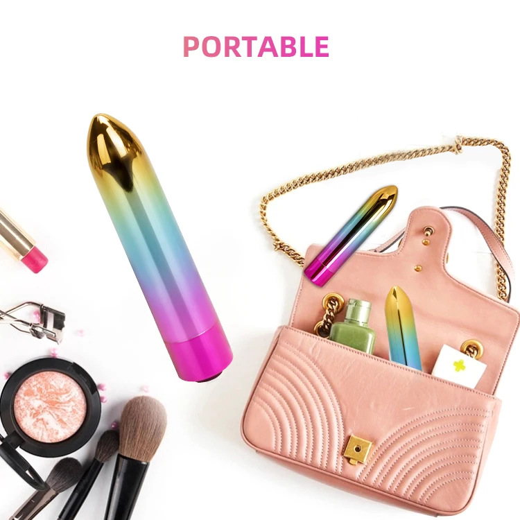 Bestmoon Rechargeable rainbow Bullet Vibrator Female love Egg Portable Sexy Toy Mini Bullet Vibrator Sex Toy for Women