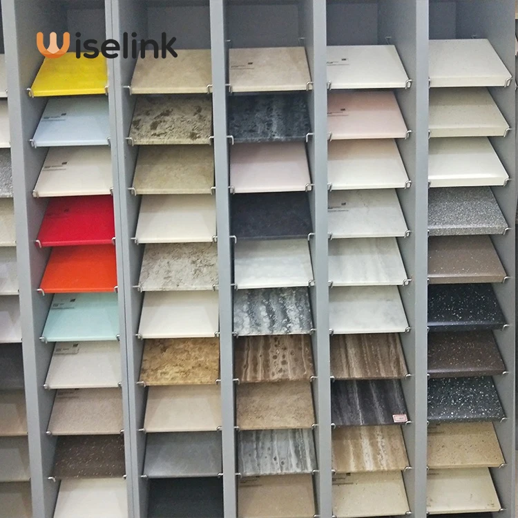 Acrylic Solid Surface Sheets Custom Cut-to-Size Artificial Stone for Countertops Shower Walls Reception Desks