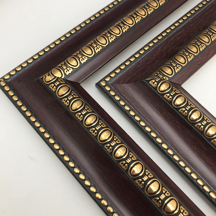 Eco-friendly Factory Price Ornate Wedding Frames Digital Printing PS Photo Frame Stick Plastic Picture Photo Frame 20 Cartons