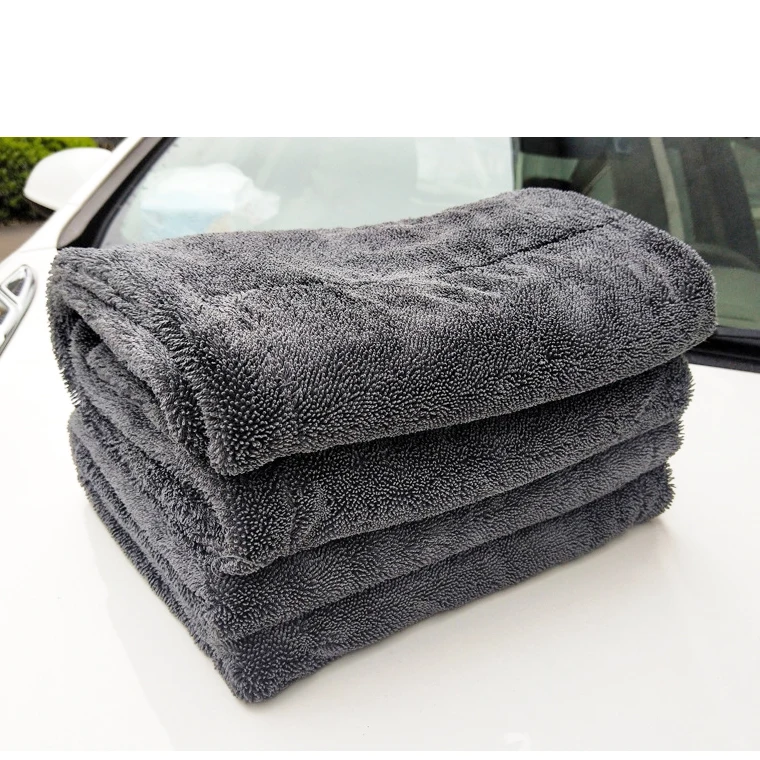 1200gsm Car Wash Drying Microfiber Towel Dual Layer Thick Plush Car