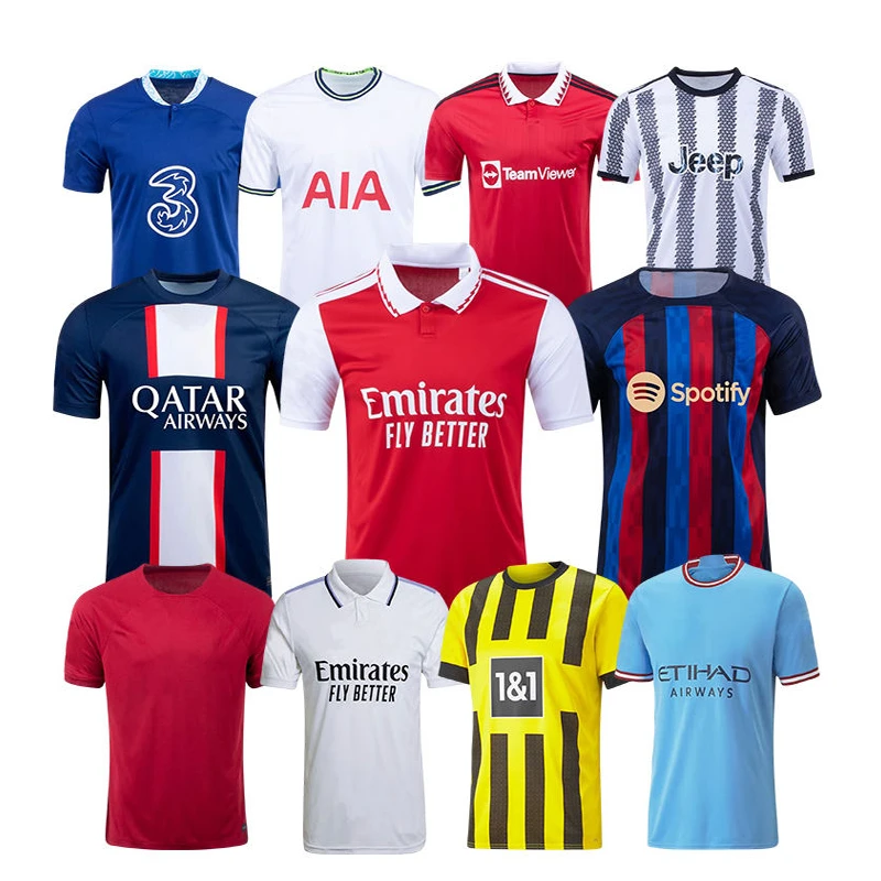 Source 2022/2023 New Design Set of Soccer Jerseys Printing Club