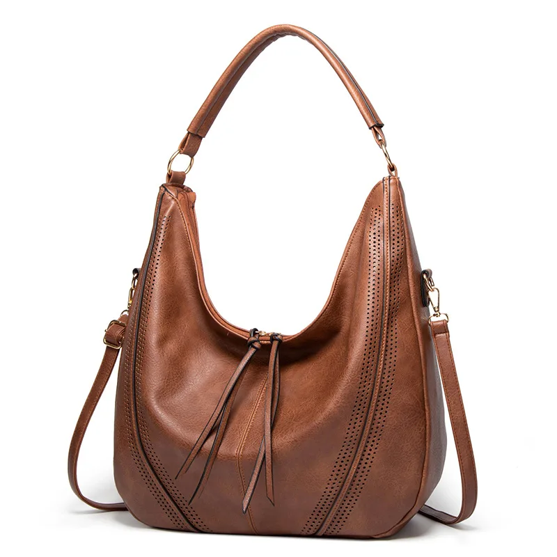 Women Hobo Crossbody Bag Tassel Handbags Female Shoulder Bag