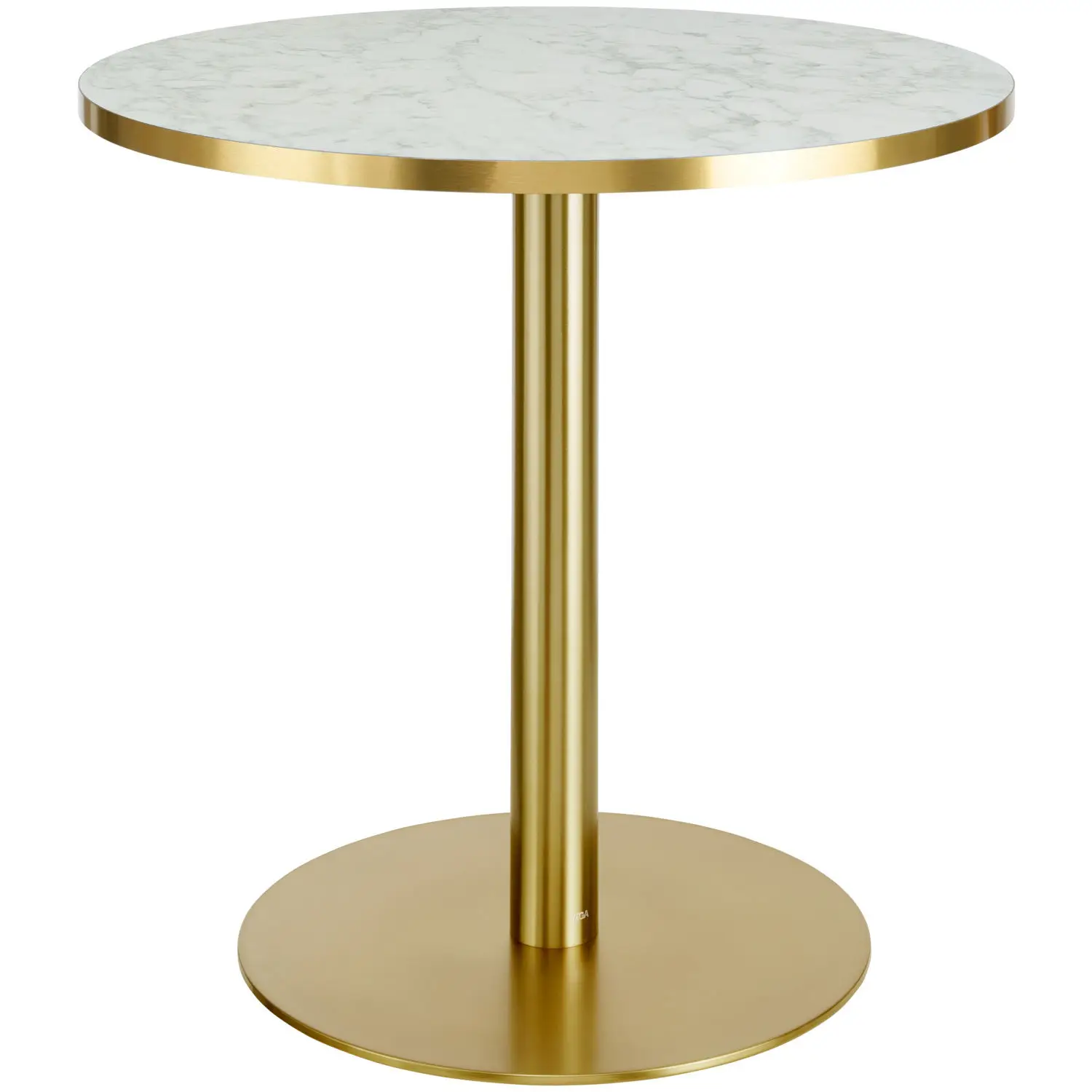 Nordic Light Luxury Gold Metal Coffee Table Modern Simple Sofa Side Table Marble Base Small 2847