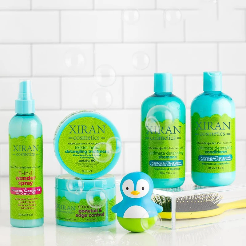Не тестируется на животных не содержит парабенов натуральные вьющиеся продукты для ухода за волосами детей шампунь и Кондиционер частной торговой марки