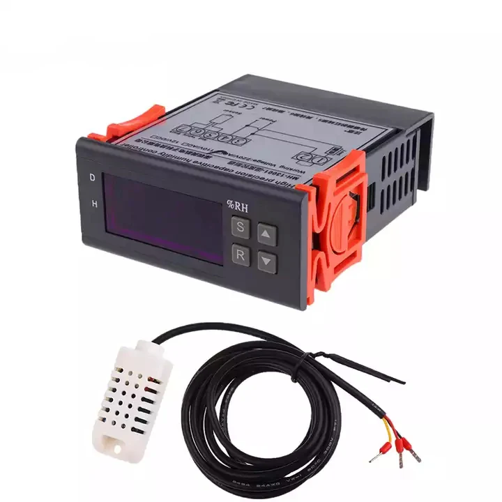 MH13001 Digital Thermostat Hygromstat Temperature Humidity Controller Relay Higrometre Station Meter 220V for Egg Incubator