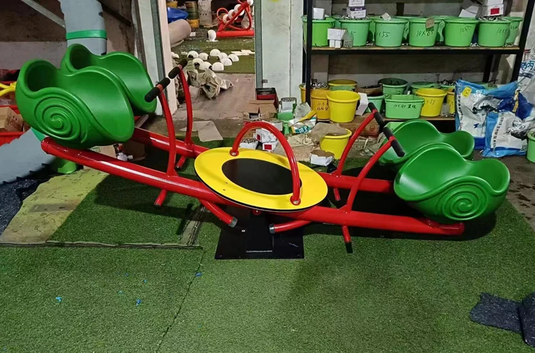 Factory Hot Sale Kid Seesaw High Quality Preschool Plastic Seesaw Equipment Kindergarten Outdoor Play Equipment Seesaw 4 Seater