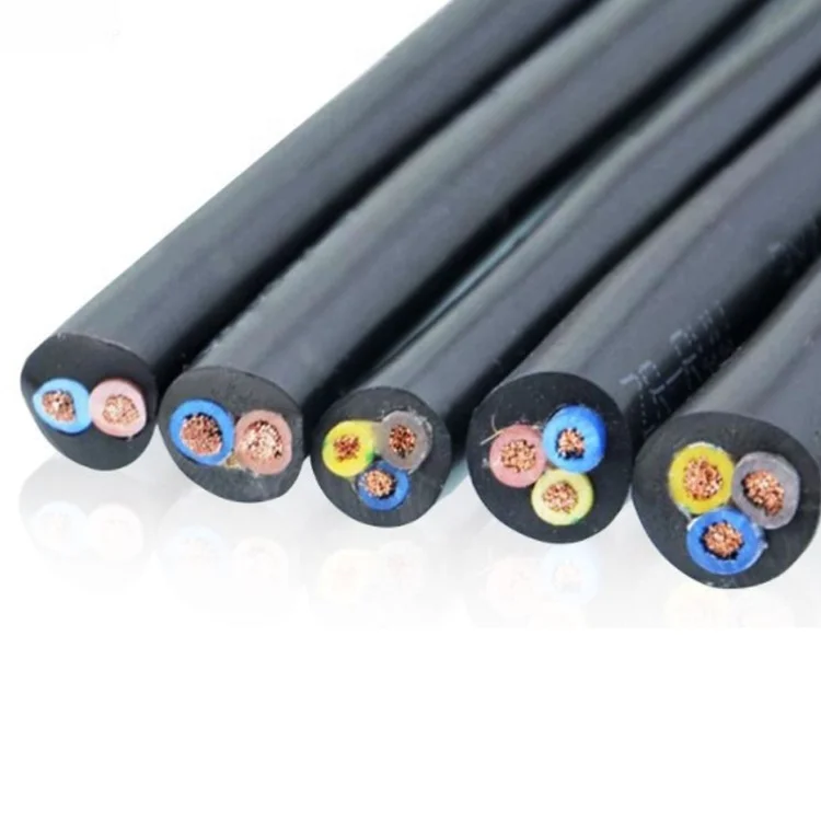 OEM Multicore 0.5MM 0.75MM 1MM 1.5MM 2.5MM 4MM 8MM 10MM 16MM 25MM 95MM 2 3 4 5 6 7 Core RVV Flexible Wires Royal Cord Cable