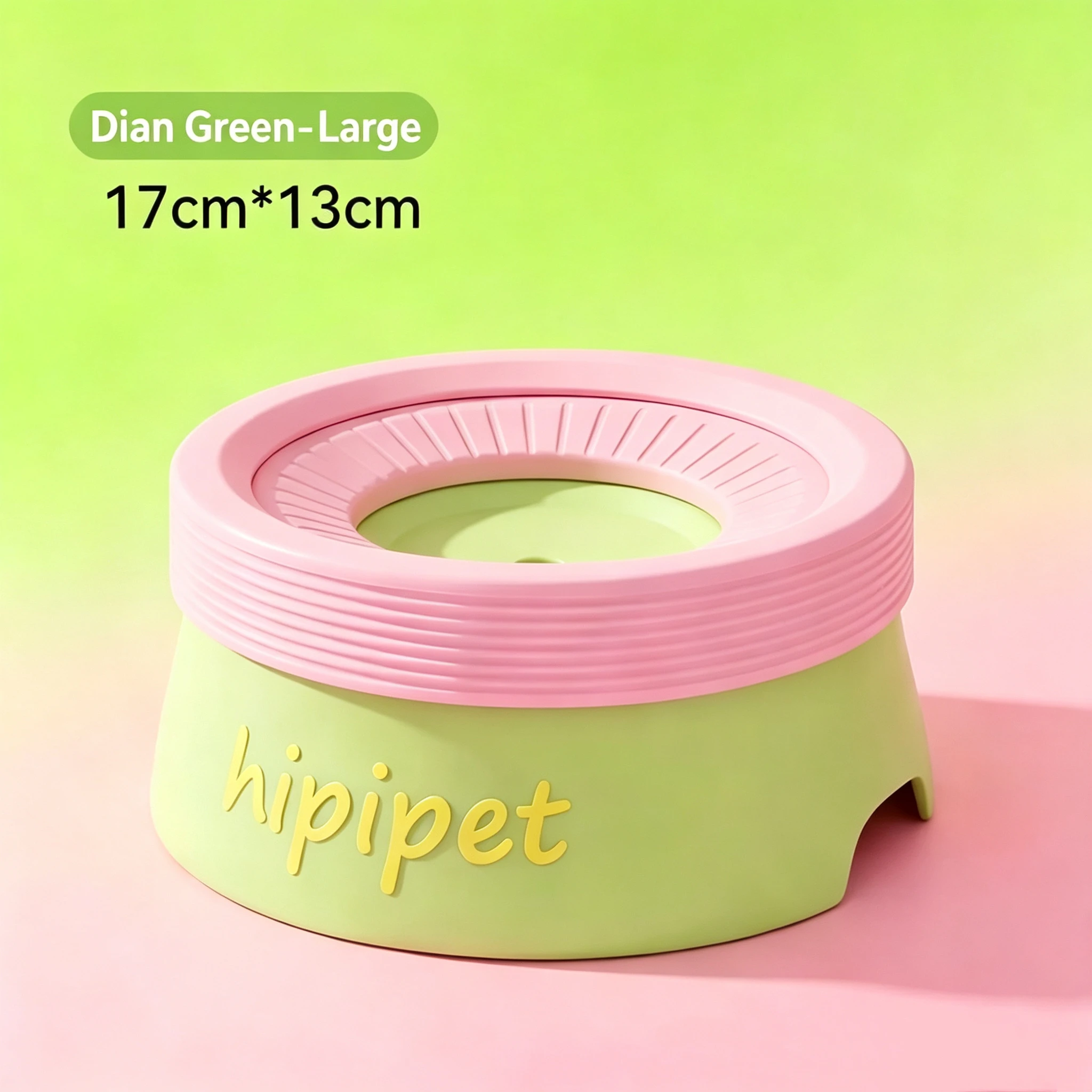 2026 New PP Material Dog Bowl No-Moisture Floating Tip-Proof Pet Dog Water Feeder