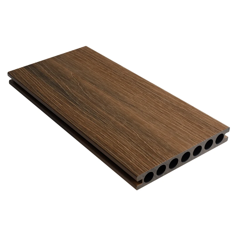New Technology Wpc 3D Embossed Composite Decking Domi Outdoor WPC Decking WPC Hollow Decking