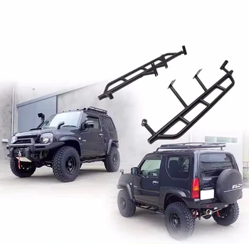 TELLIKA Hot sale Side Step Steel Running Boards Sport for Suzuki Jimny JB23 JB33 JB43 1998 2017 accessories