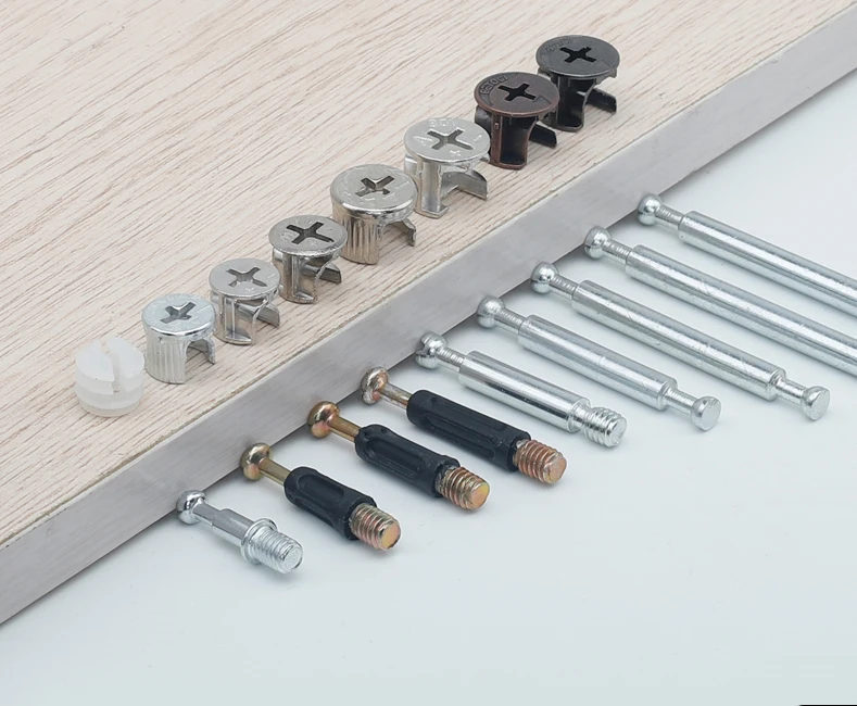 Furniture Connector Screw Double Connecting Rod Board Fastener Buy