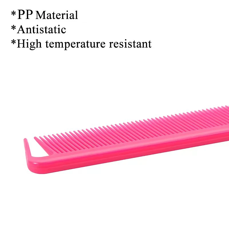 Wholesale Salon Hairdressing Rat Tail Comb Anti Static Heat Resistant Parting Hair Comb Metal Pin Tail Carbon Braiding Comb
