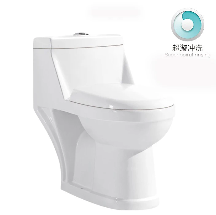 Hot sale  Bathroom One Piece Toilet Ceramic  White China Style Packing Modern high quality S trap