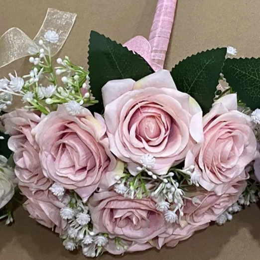Romantic Artificial Flowers Bridal Hand Holding Rose Wedding Bouquet Bridesmaids Bouquet Buy