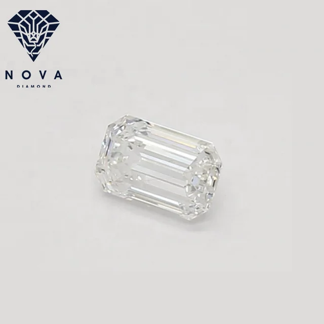 Nova Lab Diamond Wholesale Emerald Cut 1.0-2.0 carat Synthetic  Lab Grown Diamond  CVD Diamond IGI Certificate Loose Stone