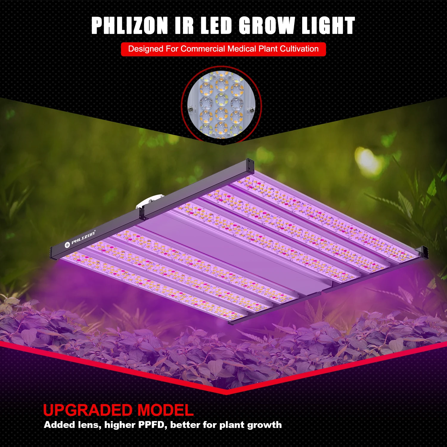 Phlizon Highest PPFD 1500W Industrial LED Alibaba