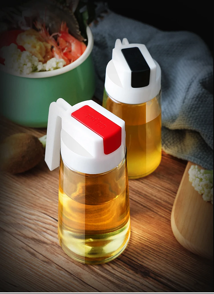 Kitchen Oil Bottle, Automatic Opening And Closing Oil Bottle