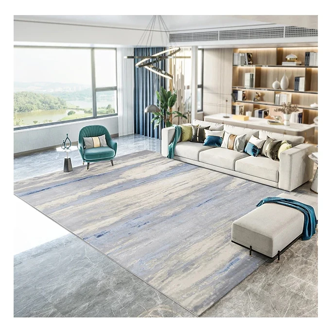 2021 New Arrival Modern Designer Rugs High Density PP Home Hotel Decoration Area Use Wall Rugs Light Color Rug and Carpet