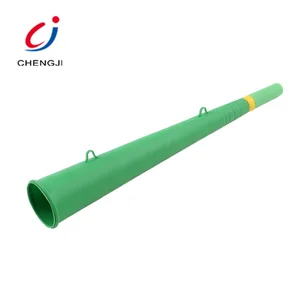 Hot Selling Plastic Cheap Long Size Horn Ball Fan Bulk Blue Plastic Vuvuzela