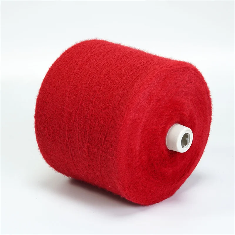 High Quality Long hair Fluffy Feather Yarn 0.5cm 0.9cm 1.3cm 2cm Nylon Mink Yarn for Knitting