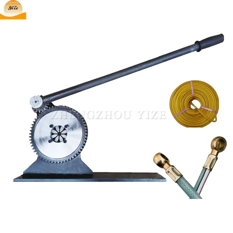 Manual Hand Operated Hydraulic Pipe Crimper Pressure Hose Squeezing Machine Hose Press Crimping Tool Hydraulic Pipe Pressing