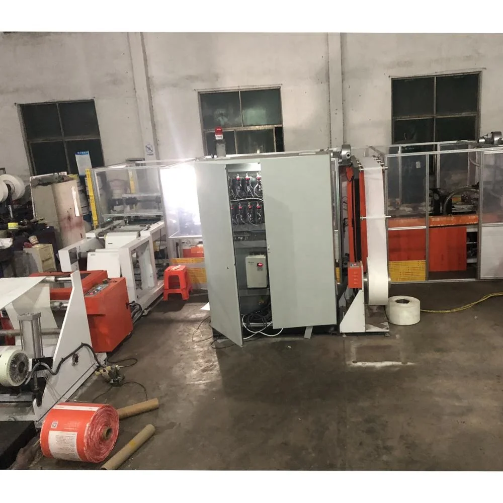 
 Машина для производства Цементных плетеных мешков с нижним клапаном из ПП-блока и производственная линия  