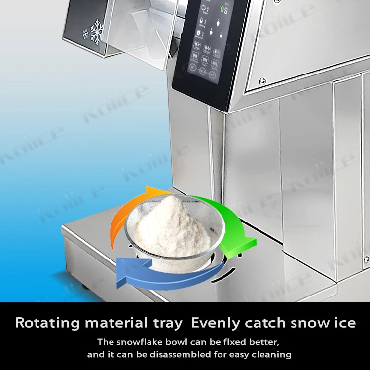 WIth Imported Compressor Easy to Operate Snowflake Ice Maker Bingsu Machine  Snow Machine