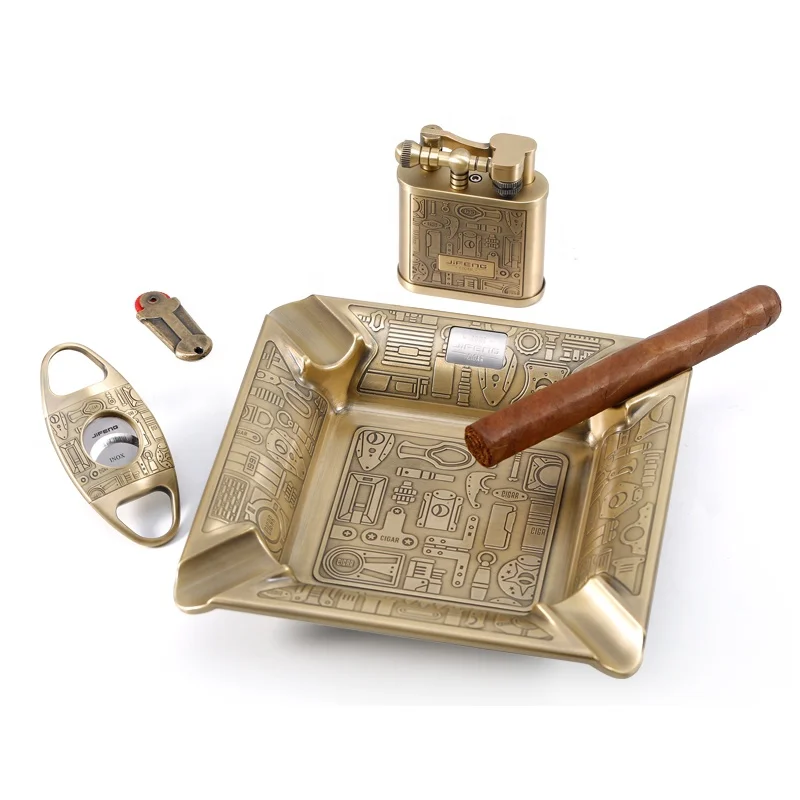 TZ222 JIFENG Cigar Accessory Set - Luxury Desktop Edition
