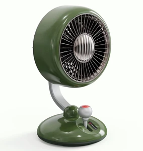 New Design USB Aluminum Alloy Desktop Cordless Rechargeable Table Fan With Shift Lever  Control 3600mah Battery