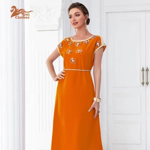 Fashion  Arabic Dress Handmade Abaya Clothing Dress