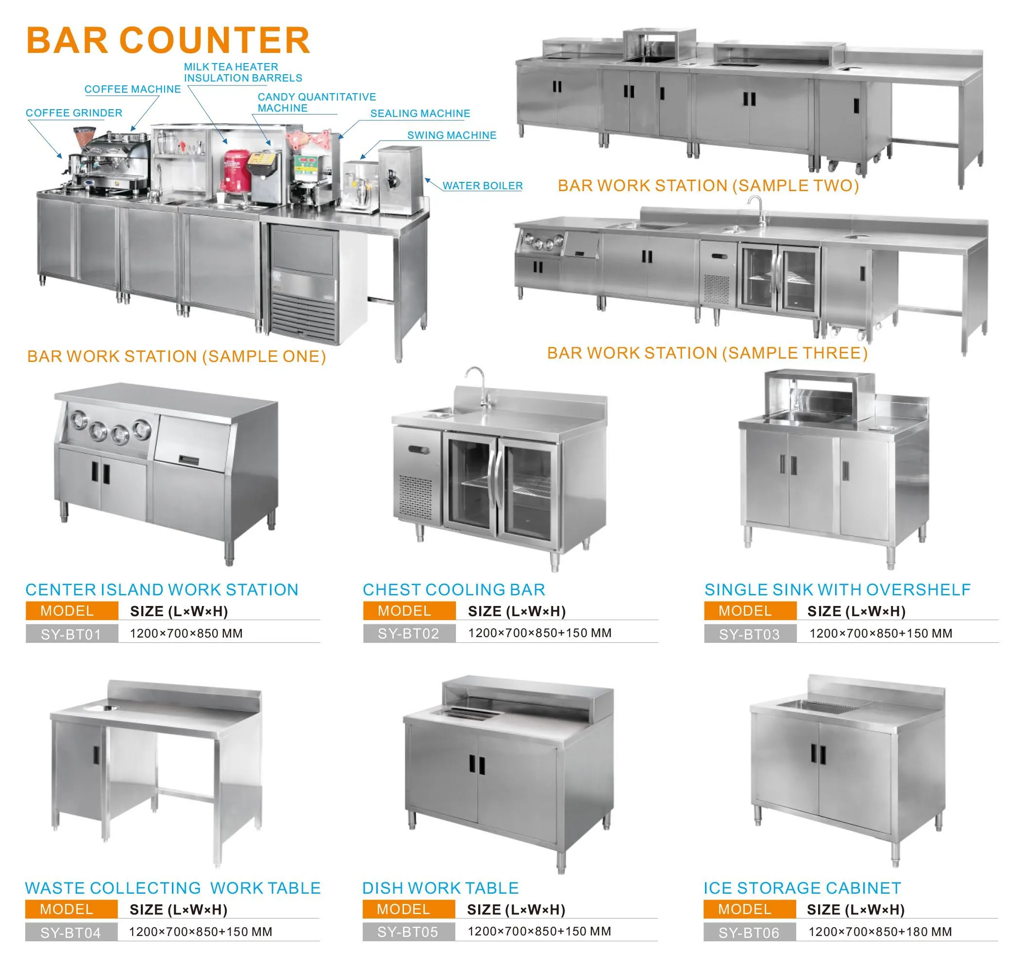 Onestop Solution Smoothie Bar Equipment Bubble Tea Machine Milk Tea