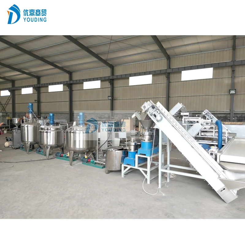 Groundnut Shucker  Automatic Peanuts Processing Line peanuts Butter Machines