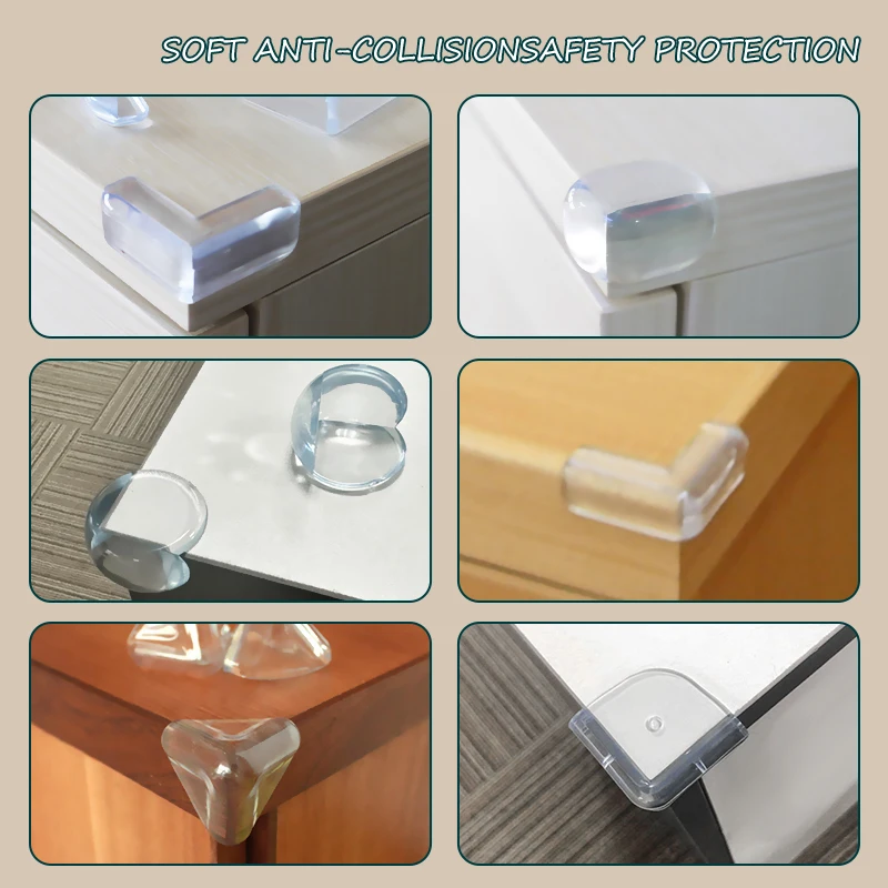 PRODIGY CP02 Corner Edge Protector Transparent Furniture Corner Protectors Baby Safety Pvc Tablet Corner Protector
