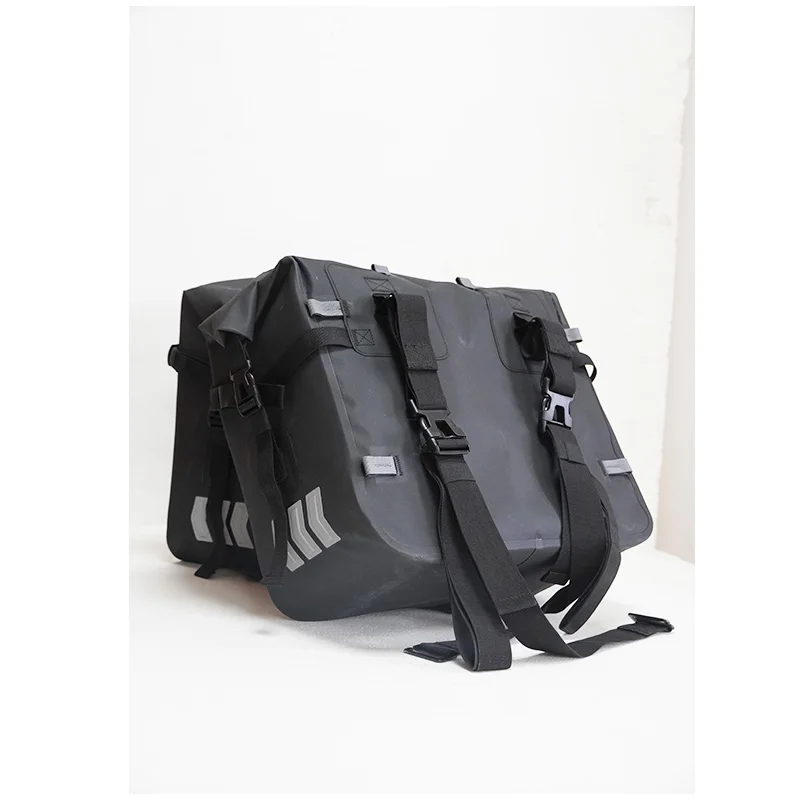 IPSON Motorcycle Pannier Soft Pannier Roll-Top Waterproof Bags