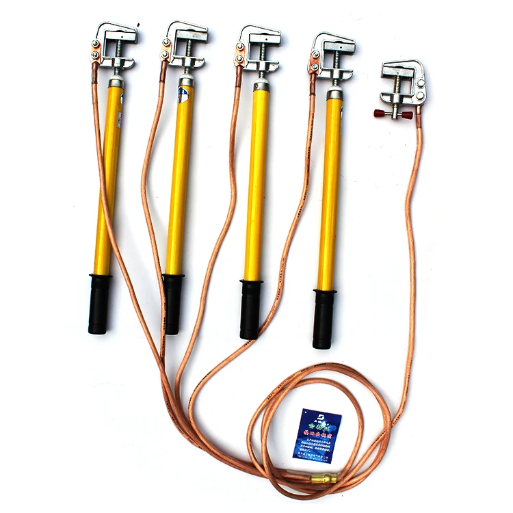 Portable High Voltage Earthing Grounding Wire Earth Clamp
