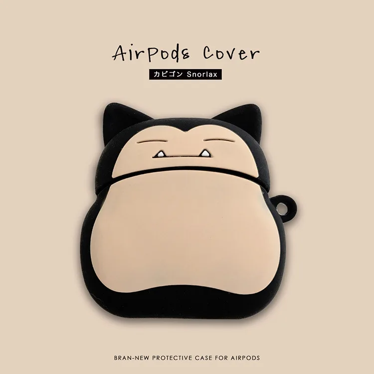 卡通snorlax Kabigon 可爱小熊硅胶保护耳机例苹果airpods 1 2 Pro Buy Snorlax 硅胶保护耳机例苹果airpods 1 2 Pro 可爱小熊硅胶保护耳机例苹果airpods 1 2 Pro 纸箱硅胶保护耳机例苹果