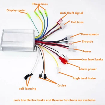 Controller Per Motore Spazzolato 36V 350W – Manopola Acceleratore Per Scooter, E-bike, ATV - Foto 2