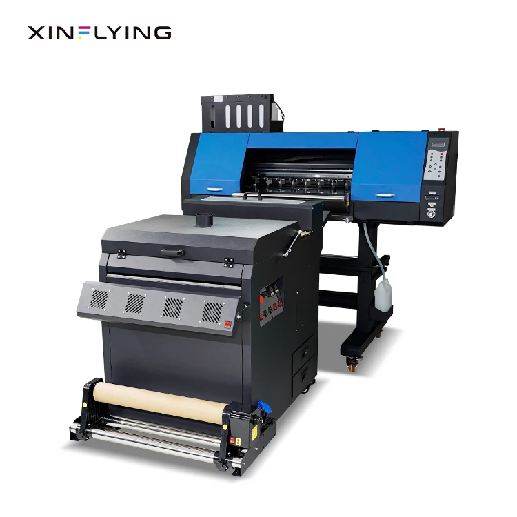 Provide a Full Range of Solutions 60 cm DTF Printer Pet Film 24 Inch DTF Printer 60 cm With Shaking Powder for Textile Fabric