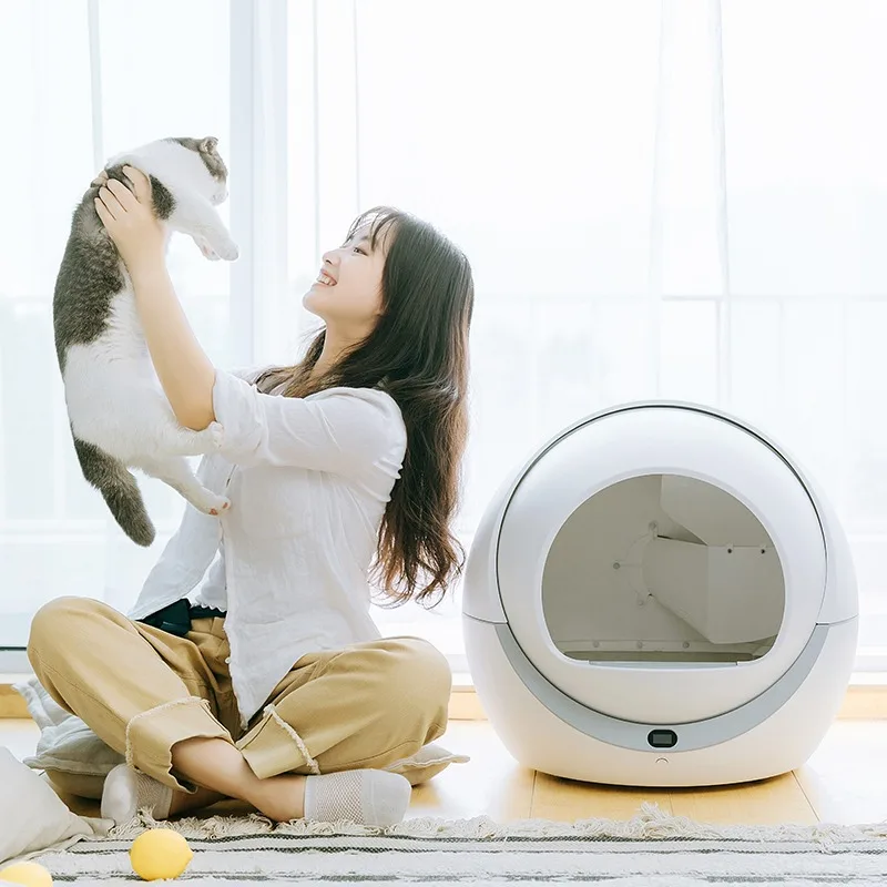 Hot Sale App Wifi Control Intelligent Self-cleaning For Big Pet Cats Toilet  Fully Enclosed Smart Cat Litter Box Automatic - Buy Home Smart Self  Cleaning Litter Box Semi Automatic Large Cat Big