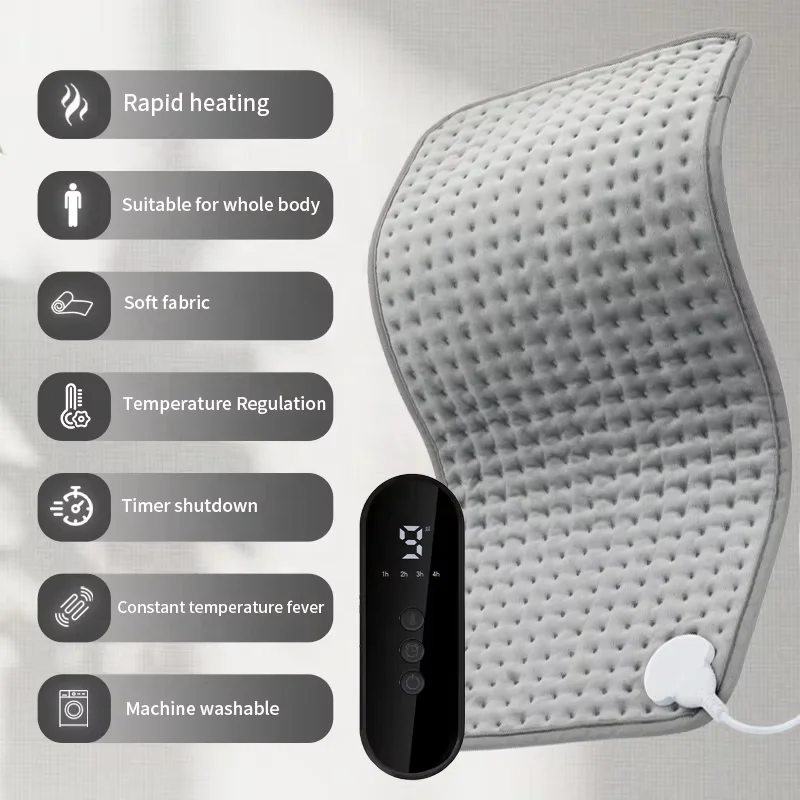 Multi-functional Heat Therapy Pad Electric Blanket Heating Pad Adjustable Temperature Comfort Heating Pad 4