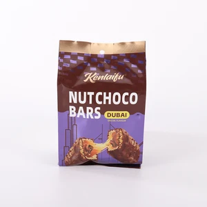 240g Solid Dark Chocolate Bar with Cream Flavor Nuts and Candy Ingredients Featuring Stick and Piece Patterns