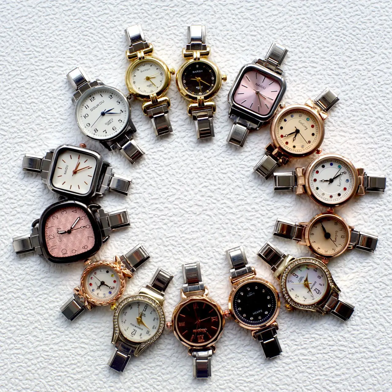 Popular Modular Analog Bracelet Watch Women Quartz Eco-friendly Wholesale European American Style Bracelet Diamonds