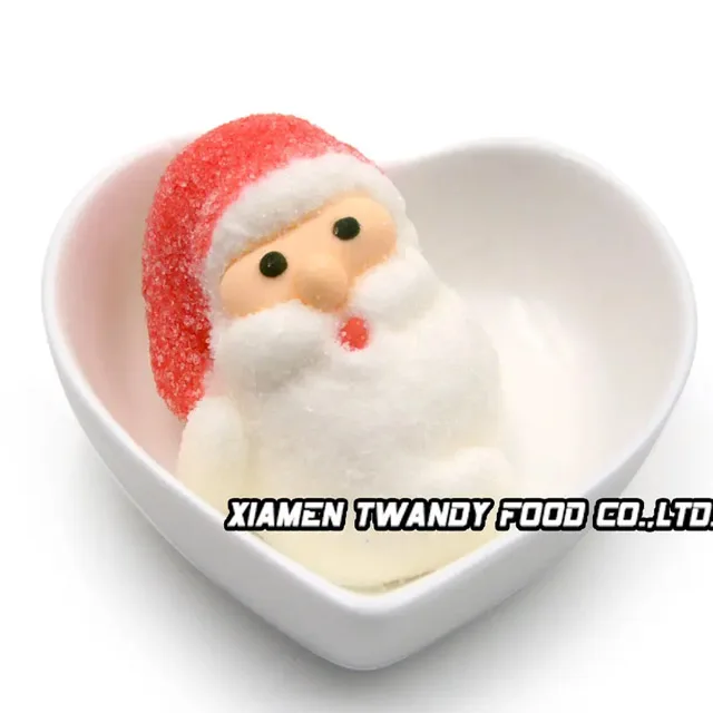 Christmas Santa Claus Tree Shape Marshmallow Gummy Candy