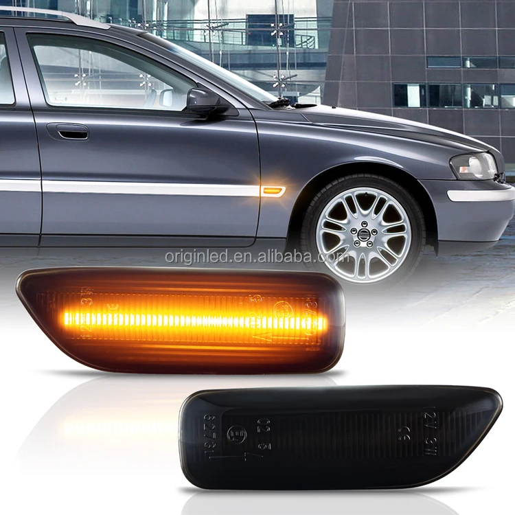 High Quality Dynamic Auto Lamp LED Side Marker Turn Signal Light for Volvo S60 S80 V70 II