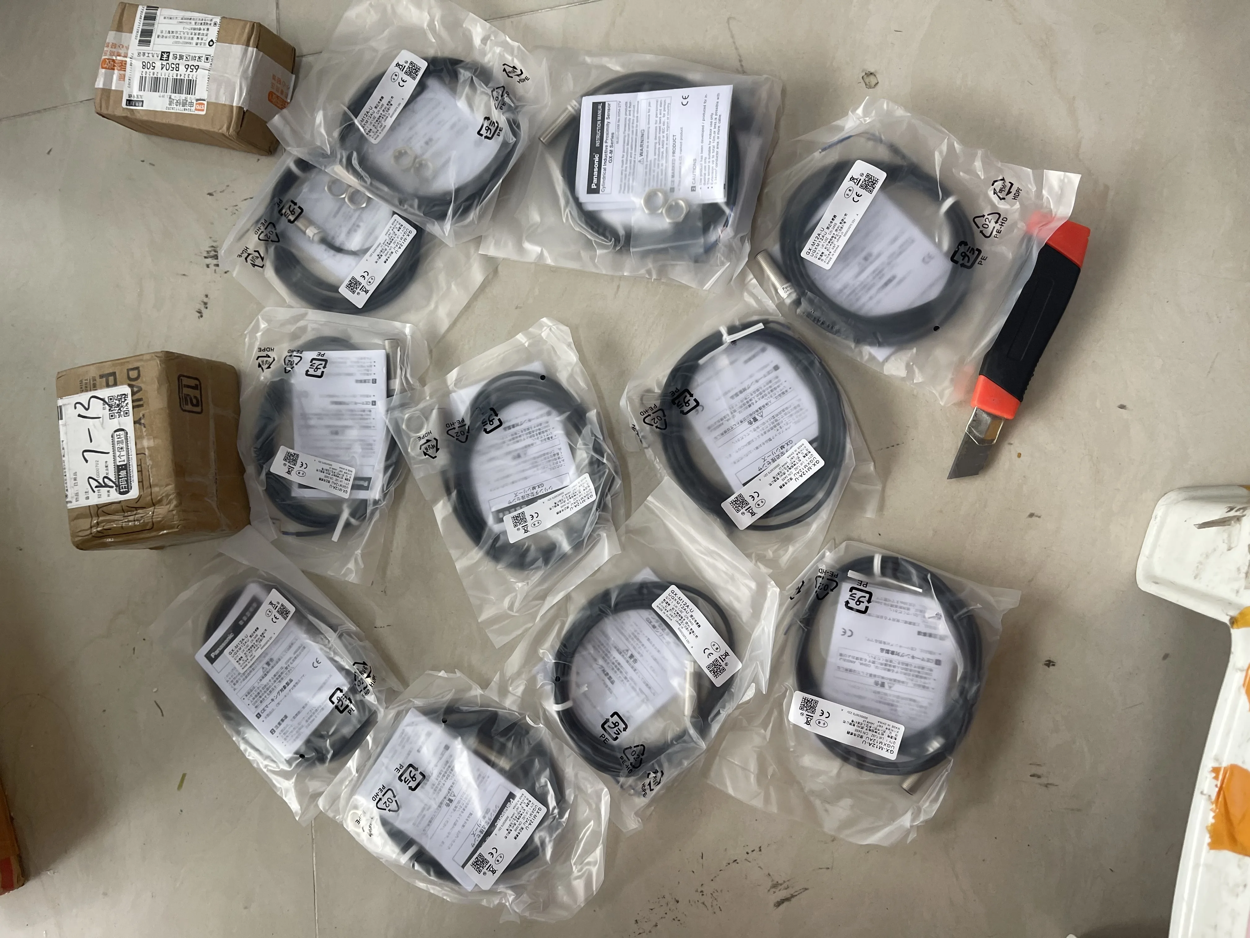 Panasonic Proximity Sensor Cable GX-M12-U