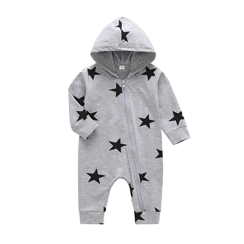 Long Sleeve Hat Baby Boy Rompers 