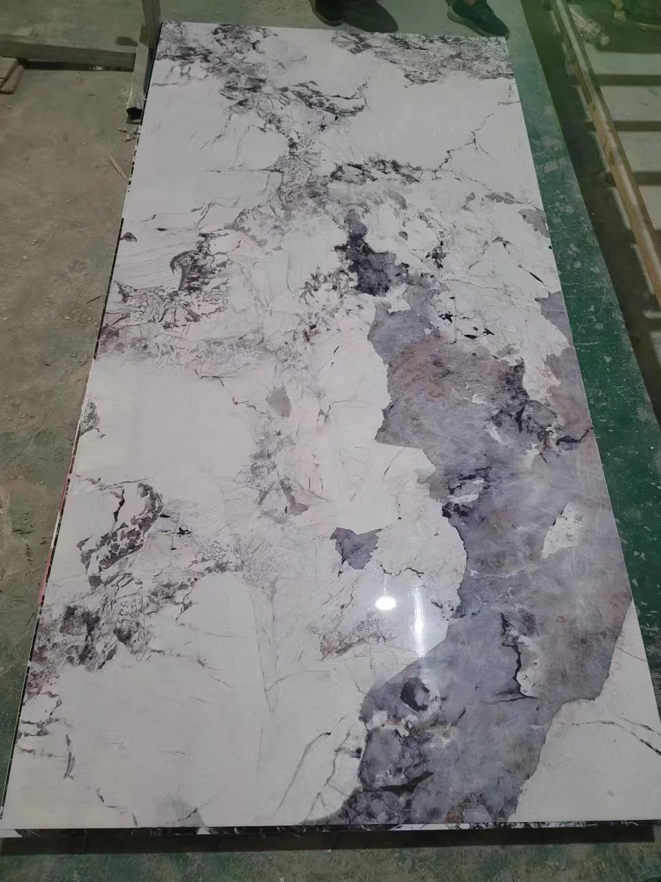 1.22x2.44m High Glossy Wall Pvc Marble Panel 3d Printed Pvc Marble Wall ...