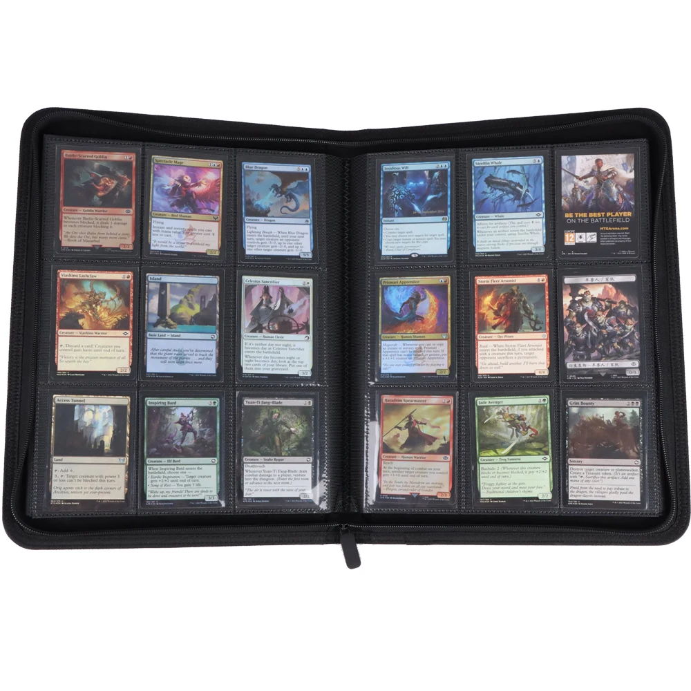 9-Pocket Card Sleeves Album Collection Binder PU Leather Trading Card  Binders for Board Sengtor Premium Games| Alibaba.com