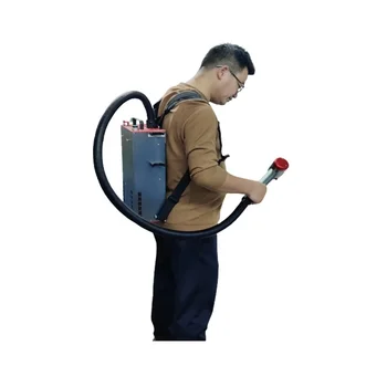 rust removing machine laser 100W 200W 300W fiber laser  portable Backpack Laser Cleaning Machine