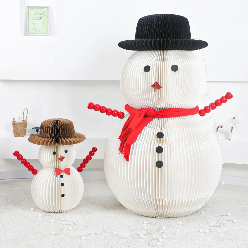 Alupedia Schneemann Deko Figuren 3er Set - Moderne Weihnachtsdeko & Winterdeko Für Ihr Zuhause | Stilvolle Dekofiguren Für Tisch, Regal, Fensterbank | Festliche Geschenkidee (Grün